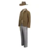 Indiana Jones 5 Cosplay Costume Top Coat Pants Hat Full Set Men Adult Outfits Halloween Carnival Party Roleplay Suit - Image 3