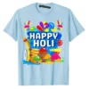 Happy Holi Indian Celebration for Women Men Kids Color India T-Shirt Aesthetic Graphic Tees Tops Short Sleeve Blouses - Image 3