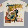 Hip Hop Gothic Men Fashion Guitarist Printed T-shirt Y2K Couple Harajuku Cotton Round Neck Short Sleeve Top Street Wear - Image 5