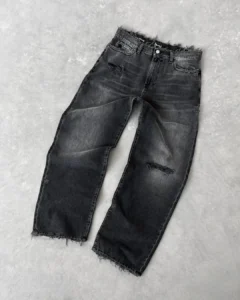 Washed Ripped Jeans Men's American Retro High Street Couple Bag Embroidery Quality is higher than peers in all seasons - Image 5