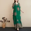 Indian Dress Women Fashion Muslim Ethnic Traditional Sari Kurties Pakistani Long Gown India Pakistan Clothing Dresses For Ladies - Image 3