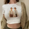 the Vampire Diaries trashy cyber y2k fairycore crop top girl trashy gothic korean fashion graphic cropped t-shirts - Image 3