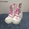 Lolita Shoes Boots Woman Winter 2023 Platform Heels Women's Mid Calf Booties Gothic Pink Kawaii Chain JK Cosplay Japanese Style - Image 6