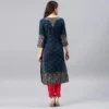 Indian Dress Kurtas for Women Spring Summer Cotton Printed Floral Ethnic Style Kurti Top South Asian Clothes - Image 3