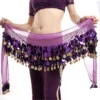 Thailand/India/Arab Dancer Sequins Tassels Skirt Women Sexy Belly Dance Hip Scarf Wrap Belt Dancer Skirt Female Show Costumes - Image 3