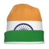 Flag Of India Unisex Adult Beanies Caps Knitted Bonnet Hat Warm Hip Hop Autumn Winter Outdoor Skullies Hats - Image 3