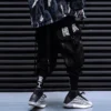 2023 Ribbons Embroidery Tactical Hip Hop Cargo Pants With Big Pockets Men Women Harajuku Punk Techwear Harem Pants - Image 3