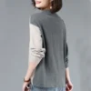 Spring Summer New Y2K Patchwork Pure Cotton Fashion T-shirts Women Long Sleeve Casual Korean Style Tops All Match Female Clothes - Image 2