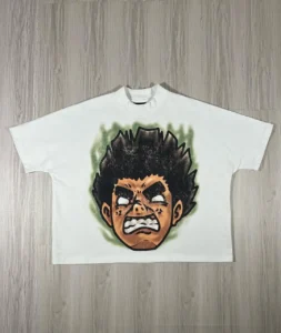 Harajuku Anime box print graphic t shirts y2k tops new in streetwear oversized t shirt gothic goth men clothing anime clothes - Image 5