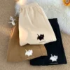 Y2k Hip Hop Cute Cat Men's Shorts Summer New Loose Fashion Brand Casual Wide Leg Pants 90s Vintage Streetwear Trousers Male Y2k - Image 3