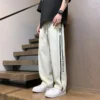 Men's Striped Light And Thin Pants Men's New Summer Street Wear Korean Fashion Casual Hip-hop Retro Loose Pants Jogging Pants - Image 4