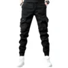 Male Cowboy Pants Aesthetic Cargo Jeans for Men Black Trousers Motorcycle Denim High Quality Goth New in 2024 Trend Stylish Kpop - Image 6