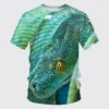Summer Horrible Snake 3D Print T-Shirts Streetwear Men Fashion Casual Harajuku Oversized O-Neck T Shirt Tees Tops Clothing - Image 6