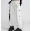 Women Pants American High Street Hip-hop Sporty Graffiti Casual Jazz Printed Trousers Korean Fashion Streetwear Women Clothing - Image 2