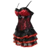 Corset Jupe Victorian Corsets Dresses Burlesque Bustiers with Tutu Skirt Rave Costume Halloween Outfits Women - Image 2