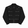 SYUHGFA Male Turn Down Collar Jacket Chic Fake Two Pieces Men's Coat Niche Design Jackets 2024 Spring New Korean Streetwear - Image 6