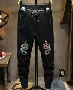 Rhinestones Skulls pants Anime Graphic design Men Fashion Streetwear sweatpants Slim hot sale trousers - Image 5