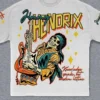 Hip Hop Gothic Men Fashion Guitarist Printed T-shirt Y2K Couple Harajuku Cotton Round Neck Short Sleeve Top Street Wear - Image 6
