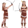 Halloween Kids Indians Princess Costumes Cosplay Indian Outfits Christmas Party Role Play Fancy Dress Up For Girls - Image 2
