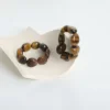 Marka Natural Tiger Eye Stone Ring for Women Vintage Elastic Ring Couple Accessories Gothic Style Jewelry Wholesale - Image 2