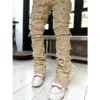 Men's Jeans Street Fashion Splitting Split Spring and Autumn Fashion Versatile Retro Style Men's Loose Straight Leg Jeans - Image 3