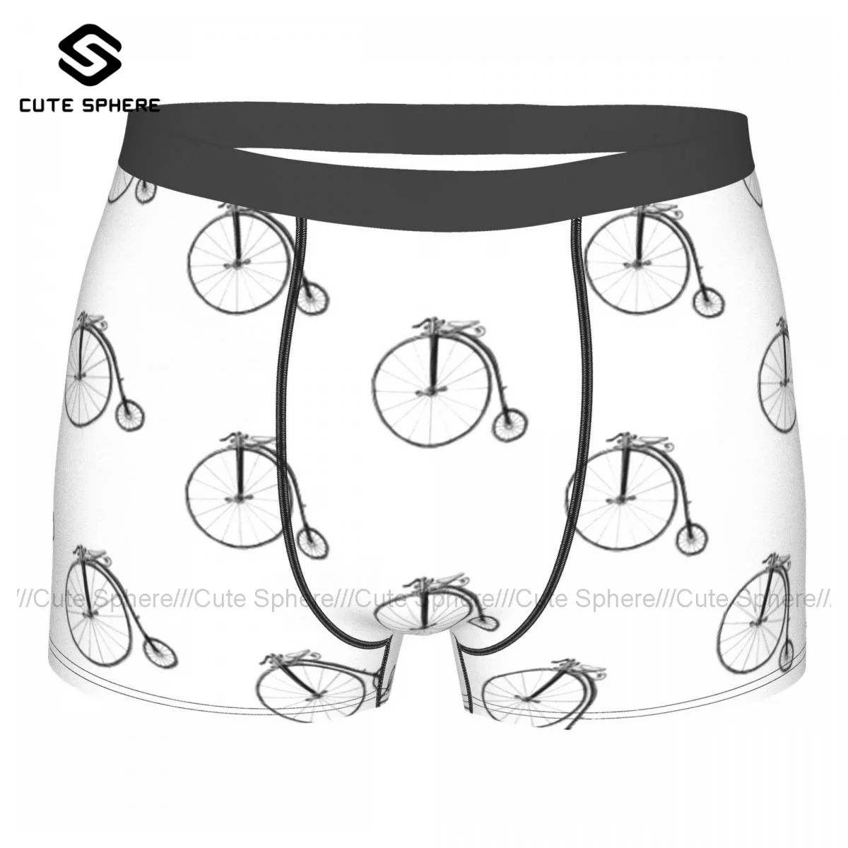 Bike Underwear Sublimation Polyester Pouch Trunk Hot Men Cute Boxer Brief