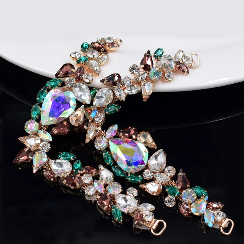 2019New-10Pcs-AB-Drop-Rhinestone-shoes-Connectors-Buckle-for-DIY-flip-flops-shoes-or-hair-Embellishment (1)