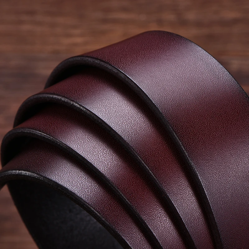 DINISITON cowhide genuine leather belts for men designer belts brand Strap male pin buckle fancy vintage jeans ceinture - Image 5