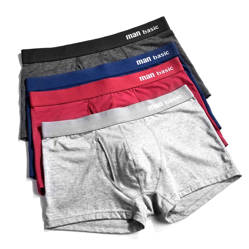 Mens Underwear 2021 Men Cotton Underpants Male Panties Shorts Underwear Boxer Shorts S to 3XL Cuecas Calecon Homme Boxer