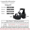 Gdgydh Black Punk Gothic Platform Sandals Open Toe Buckle Strappy Women Summer Shoes Sexy Rivets Thick Heels Footwear Drop Ship - Image 6