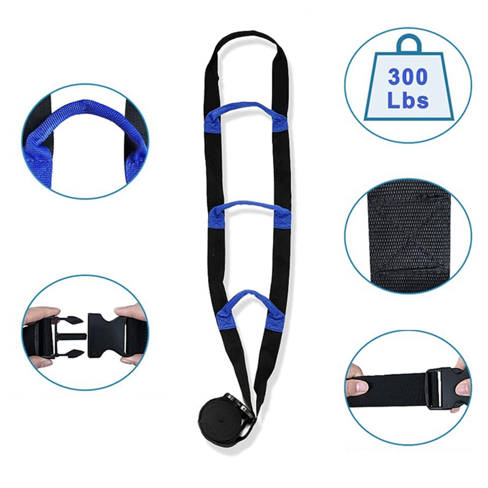 Bed Ladder Assist with Handle Strap Rope Ladder Pull up Assist Device Bed Support Rope Ladder for Elderly Handicap Disabled