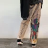 Hip Hop Graffiti print Graphic Baggy Jeans Harajuku Denim Y2k Pants Men Women Goth New High Waist Wide Trousers wide leg jeans - Image 5