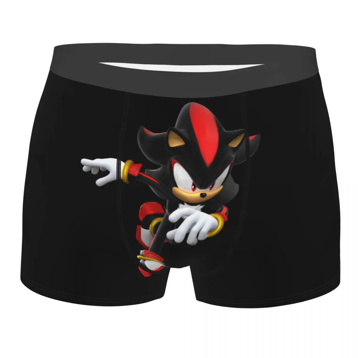 Custom Sonics The Hedgehog Boxers Shorts Men's Shadow Cartoon Game Film Briefs Underwear Fashion Underpants