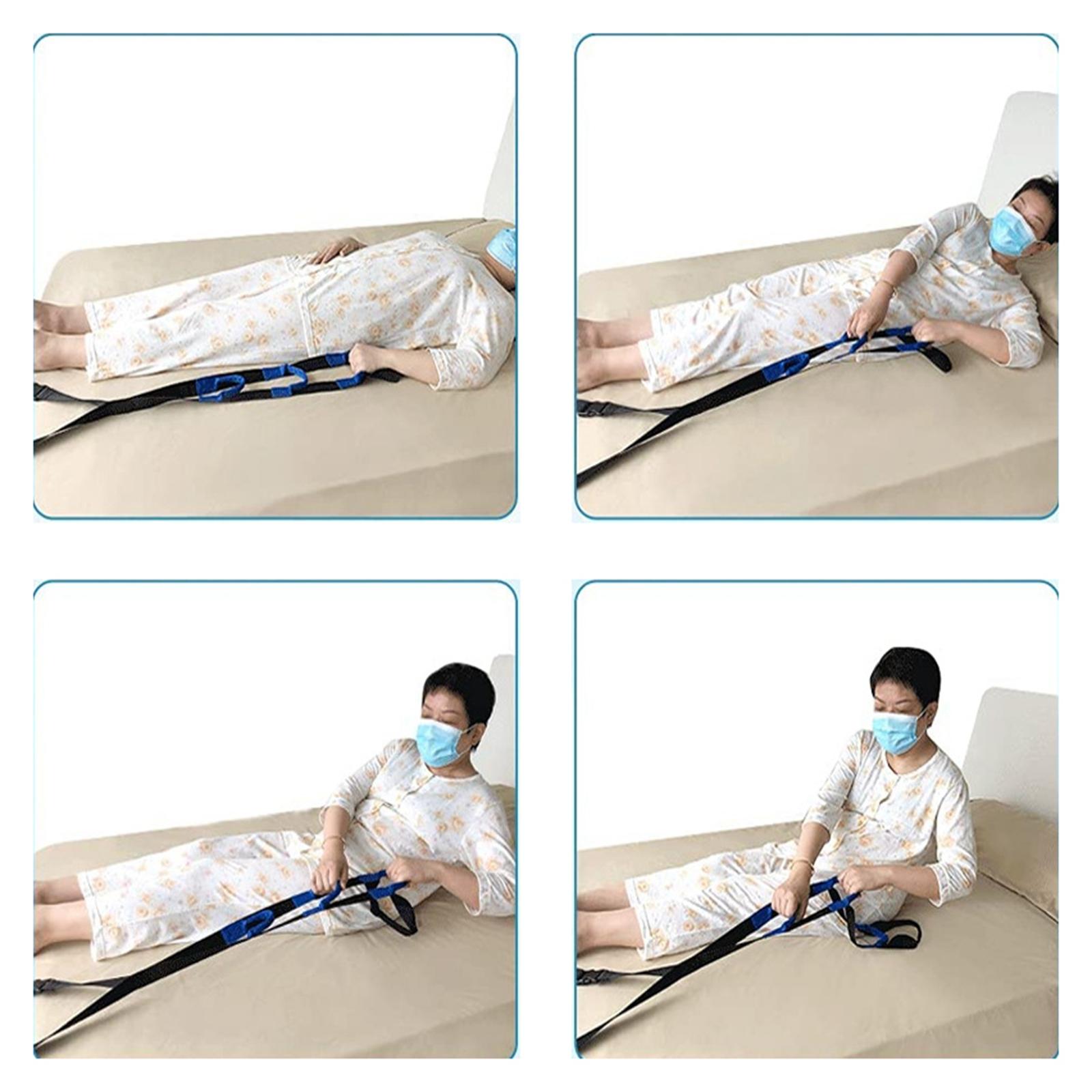 Bed Ladder Assist with Handle Strap Rope Ladder Pull up Assist Device Bed Support Rope Ladder for Elderly Handicap Disabled