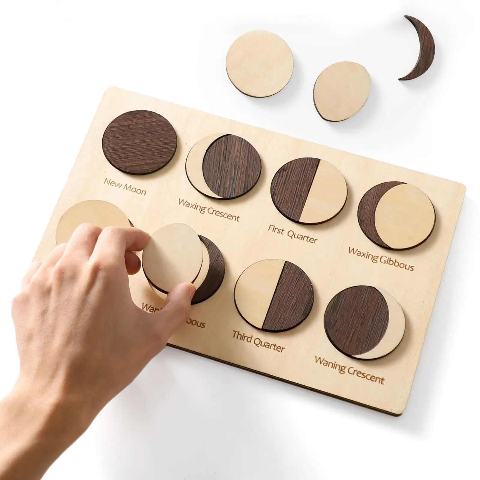 Wooden Puzzle Board Educational Activity Toy Gift Preschool Toddler Baby Early Education Toy for 3 4 5 Year Old Boys Girls Baby