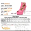 New Peep Toe Short Boots For Women Sexy Hollow Out High Heels 14CM Party Ladies Shoes Size 35-46 Gothic Fashion Pole Dance Boots - Image 4