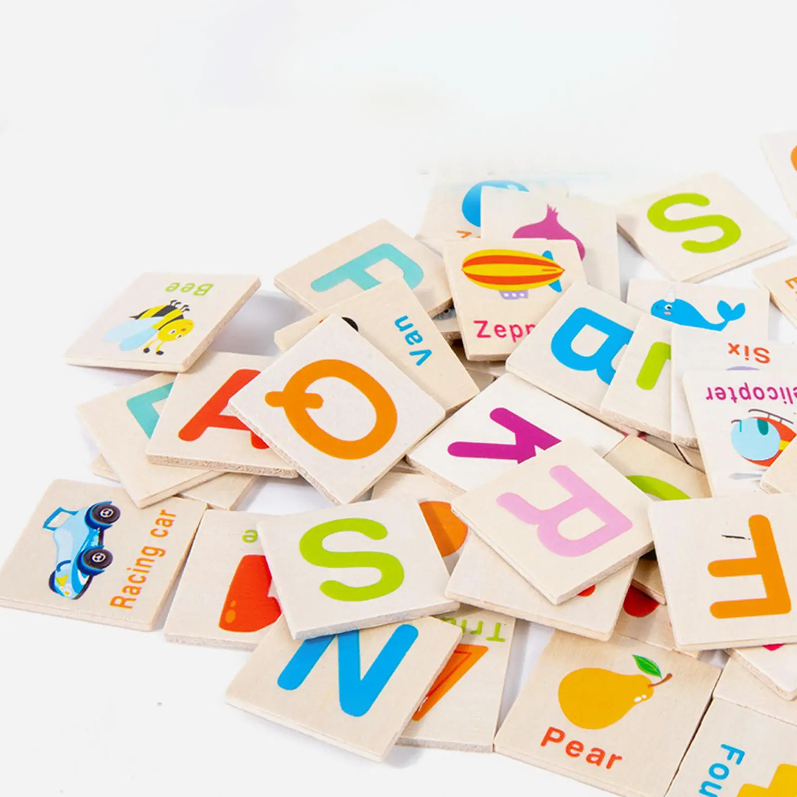 Wooden Spelling Game Wooden Alphabet Puzzle for Kids Ages 3 4 5 Years Old