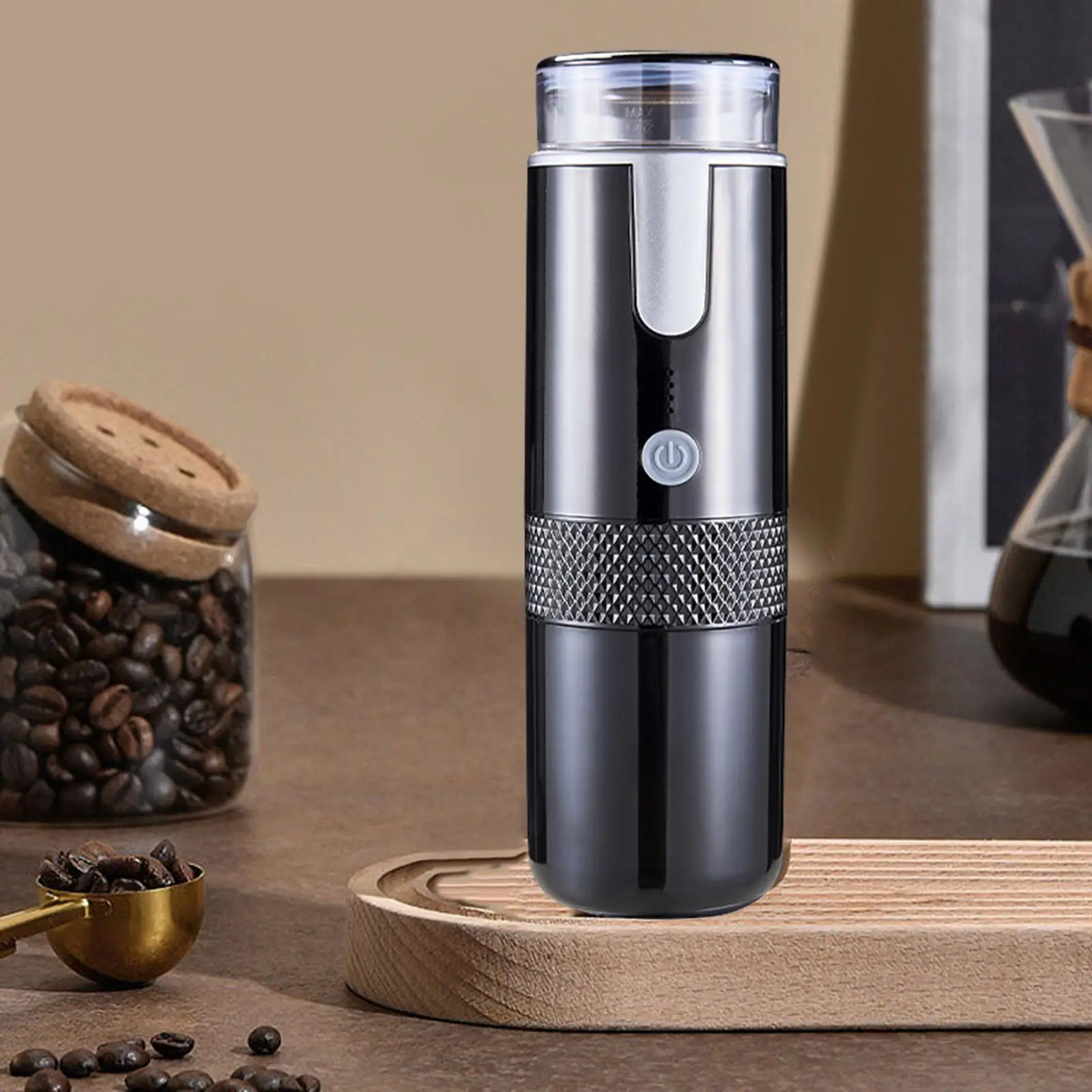 Capsule Coffee Machine Capsule Manually Operated Cordless USB Mini Small Car Coffee Maker for Kitchen Travel Home