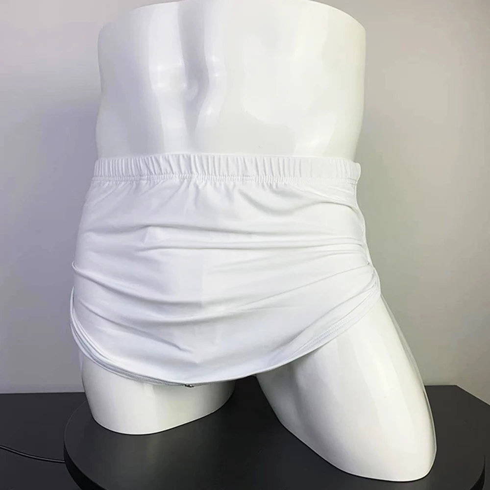 Removeable Bugle Pouch Men Soft Comfort Home Shorts Boxer Pants Sexy Underwear Brief Trunks Breathable Underpants