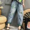 Max LuLu Korean Fashion Harem Pants Womens Summer Loose Ripped Denim Pants Ladies Classic Vintage Casual Jeans Punk Streetwear - Image 4