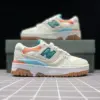 NewBalance Men Women's NB550 Rubber Bottom No-Slip Durable Skateboarding Shoes Unisex Leather Sports Walking Runner Sneakers