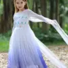 Elsa Dress Kids Girl Formal Princess Long Dress Summer Halloween Party Costumes Children's Frozen 2 Clothes for 3-12 Years Old