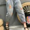 Max LuLu Korean Fashion Harem Pants Womens Summer Loose Ripped Denim Pants Ladies Classic Vintage Casual Jeans Punk Streetwear - Image 3