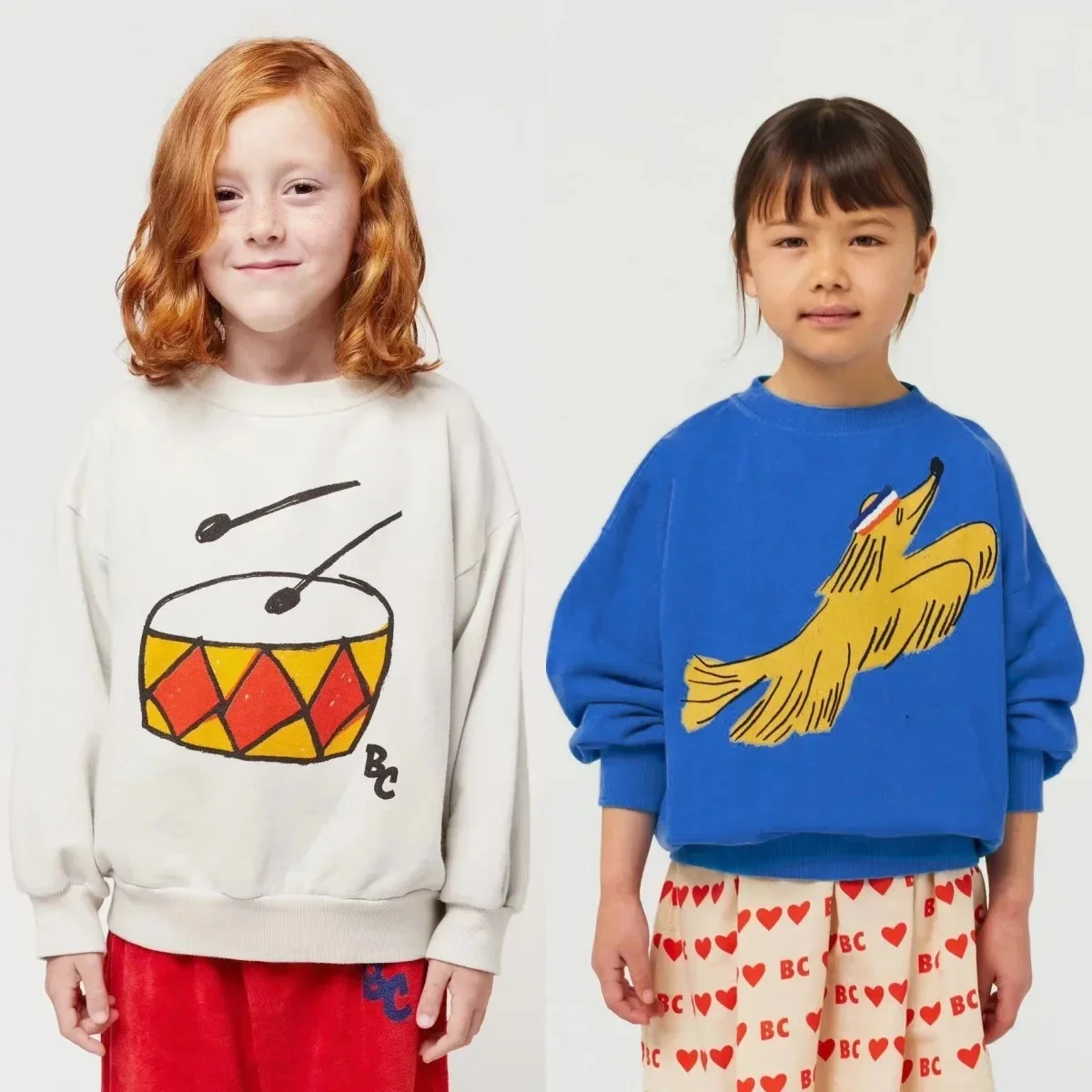 2024 Kids Sweatshirts Autumn Girls Clothing Cartoon Baby Boys hoodies Terry Children Top Tees
