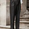 Men 2023 Spring Autumn Fashion Formal Denim Trousers Male Business Casual Suit Pants Man New Long Straight Dress Pants