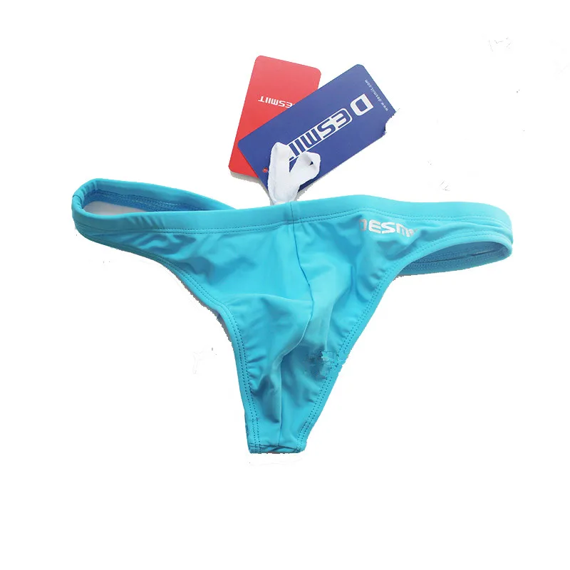 Desmiit Swimwear Men Swim Thong Bikini Briefs Slip Homme Sexy String Swimsuit Swimming Trunks For Bathing Suit Beach Shorts Gay