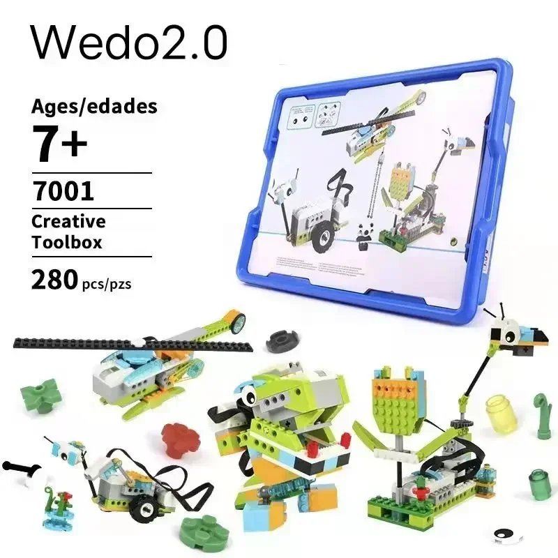 NEW 2023 Technical Parts WeDo 3.0 Robotics Construction Set Building Blocks Compatible with 45300 Wedo 2.0 Educational DIY Toys