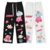 Sweatpants Y2K Pants Gothic American Hip Hop Cartoon Graphics Print Baggy Casual Pants Women's Men's Elastic Waist Jogging Pants
