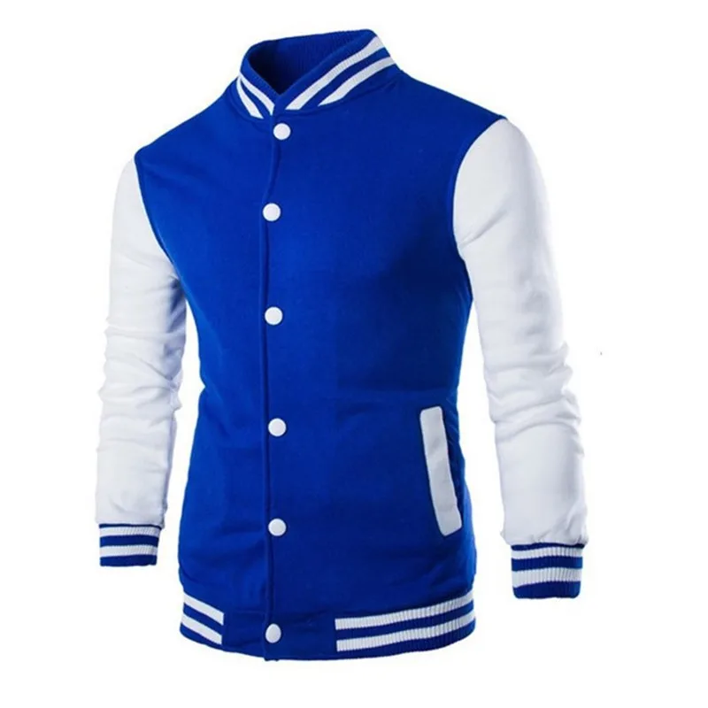 Hoodies Men Baseball Jacket Men Fashion Design Wine Red Mens Slim Fit College Varsity Jacket Men Harajuku Boy Sweatshirt