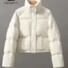 Women's Jacket 2024 New in Cotton-padded Clothes Short Korean Fashion Stand Collar Thicken Bread Jacket Women Coat Tops Winter